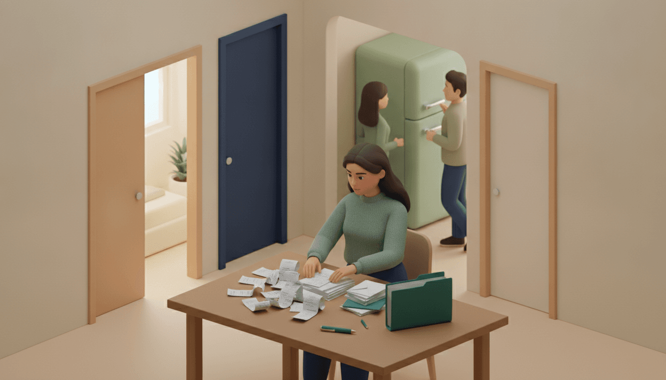 Aplicación de dinero compartido: la lista de control para piso compartido