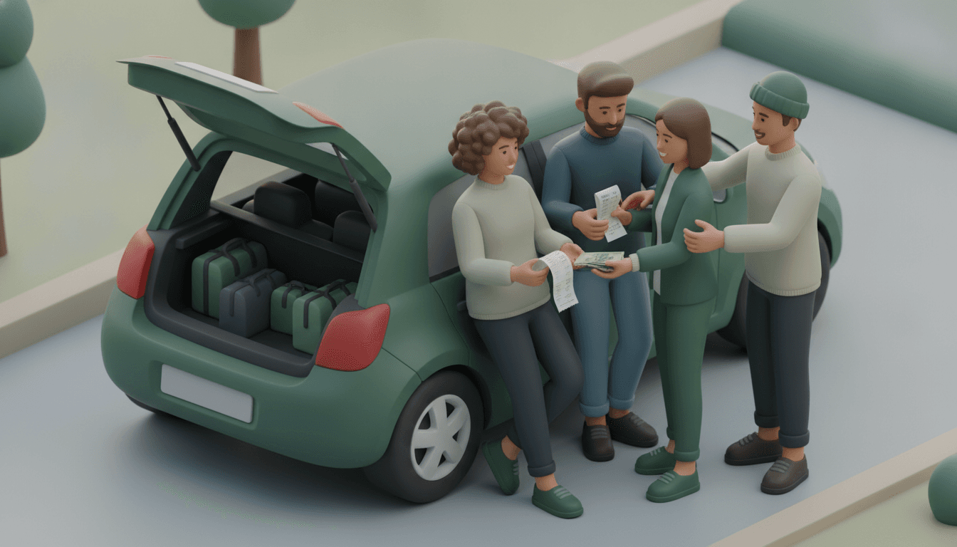 Fahrtkosten teilen im Auto: Sprit, Maut und Parken